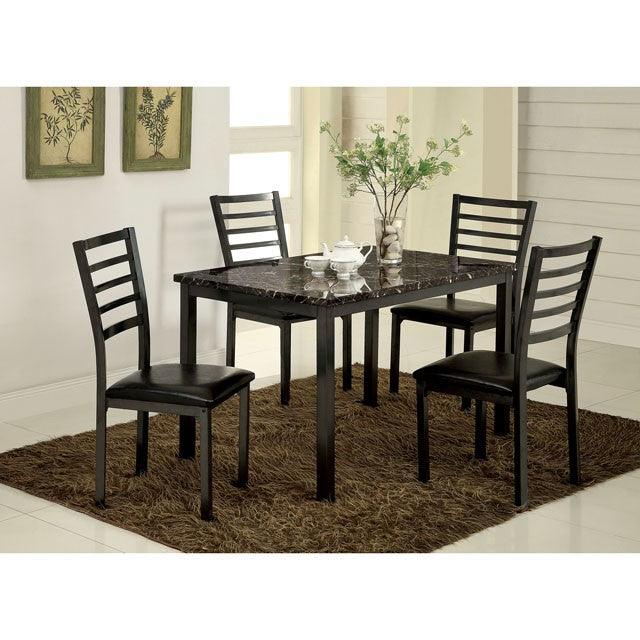 Colman CM3615T-48 Black Transitional Dining Table By furniture of america - sofafair.com