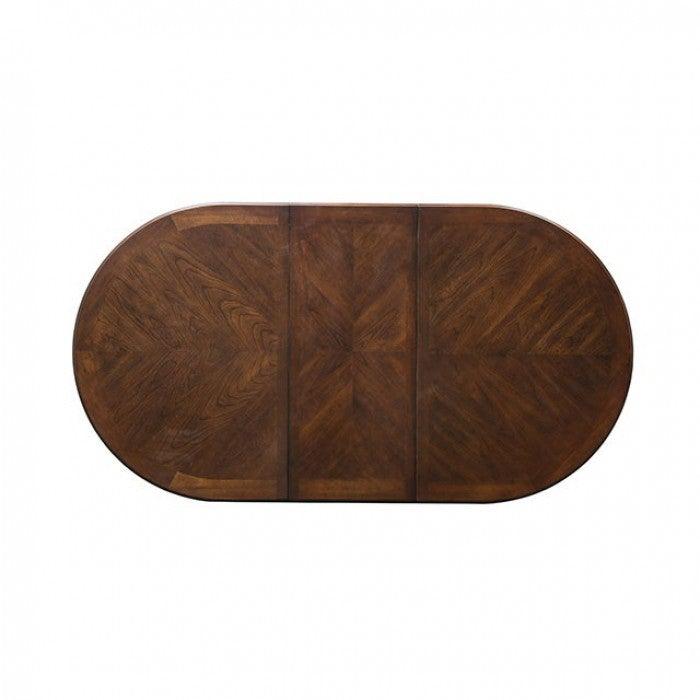 Jordyn CM3626T Brown Cherry Transitional Dining Table By furniture of america - sofafair.com