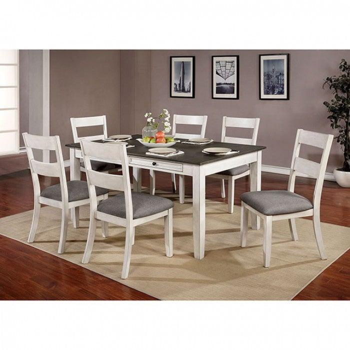 Anadia CM3715T Gray/Light Gray Transitional Dining Table By furniture of america - sofafair.com