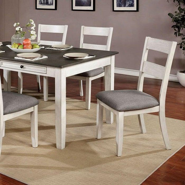 Anadia CM3715T Gray/Light Gray Transitional Dining Table By furniture of america - sofafair.com
