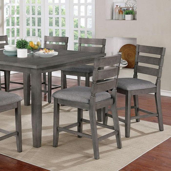 Viana CM3716PT Gray Transitional Counter Ht. Table By furniture of america - sofafair.com