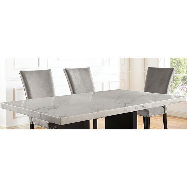 Dining Table by Furniture Of America Kian CM3744T White/Black Contemporary - sofafair.com