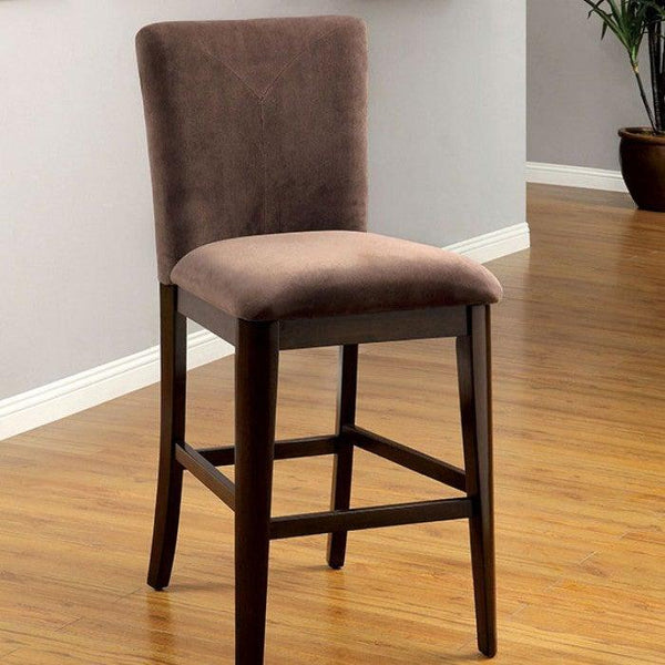 Atwood CM3773PC-2PK Dark Walnut Contemporary Counter Ht. Chair (2/Box) By furniture of america - sofafair.com