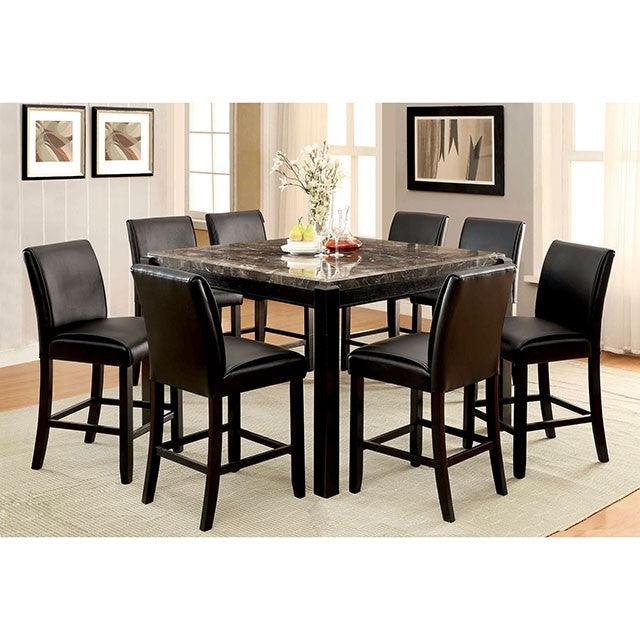 Gladstone CM3823BK-PC-2PK Black Transitional Counter Ht. Chair (2/Box) By Furniture Of America - sofafair.com