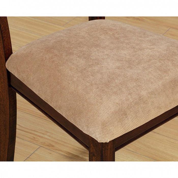 Plainville CM3886SC-2PK Brown Cherry Transitional Side Chair By furniture of america - sofafair.com