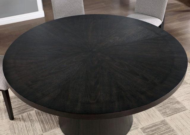 Orland CM3949WN-RT Dark Walnut/Gray Contemporary Dining Table By Furniture Of America - sofafair.com