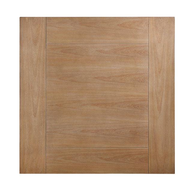 Upminster CM3984NT-PT Natural Tone Transitional Counter Ht. Table By Furniture Of America - sofafair.com