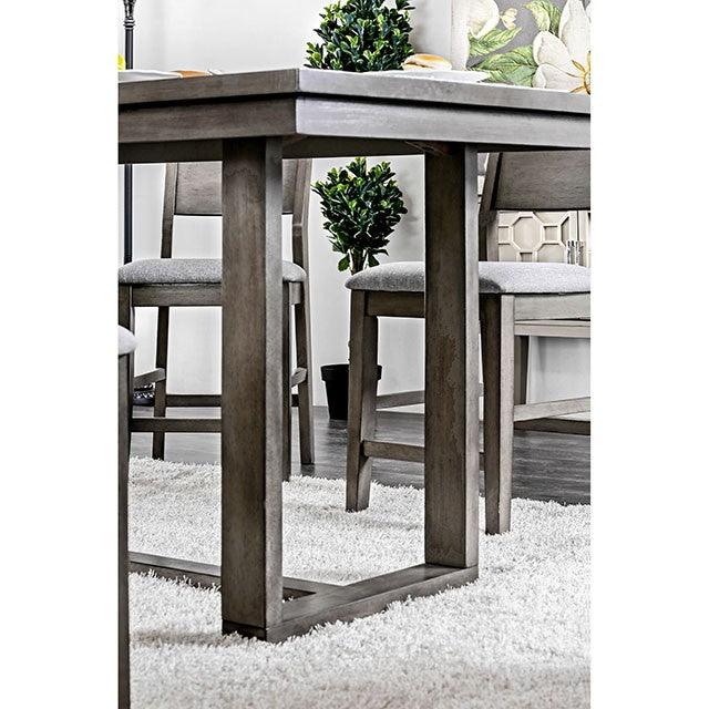 Anton CM3986PT Gray Transitional Counter Ht. Table By Furniture Of America - sofafair.com