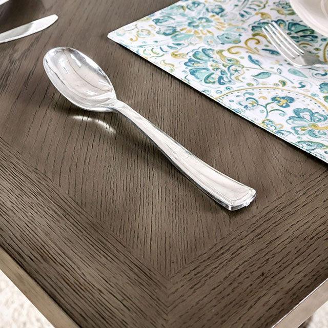 Anton CM3986PT Gray Transitional Counter Ht. Table By Furniture Of America - sofafair.com