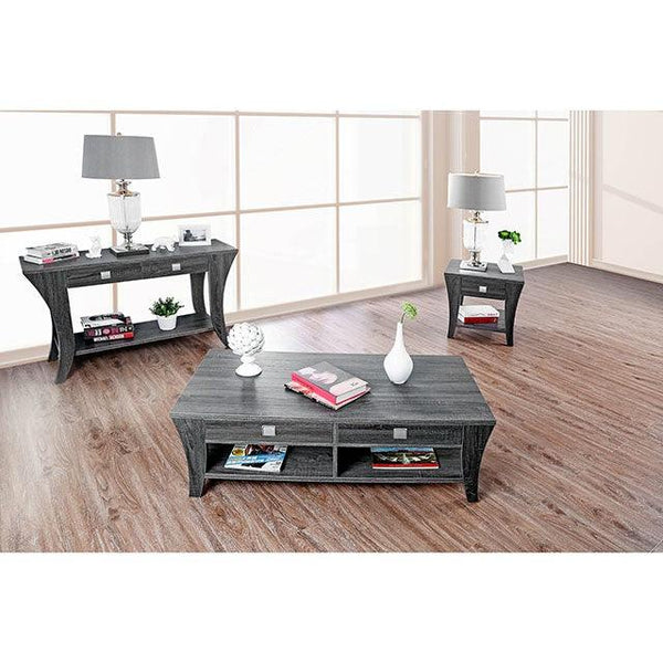 Amity CM4085C Gray Transitional Coffee Table By Furniture Of America - sofafair.com