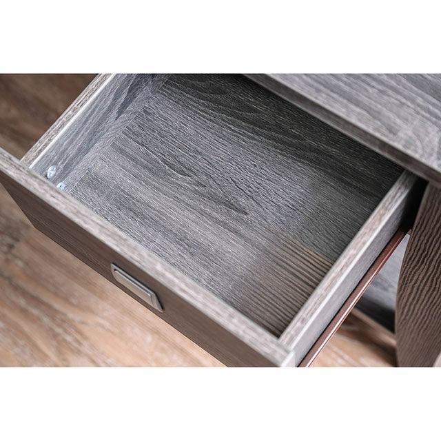 Amity CM4085E Gray Transitional End Table By Furniture Of America - sofafair.com