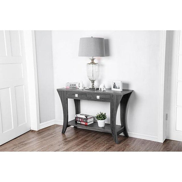 Amity CM4085S Gray Transitional Sofa Table By Furniture Of America - sofafair.com