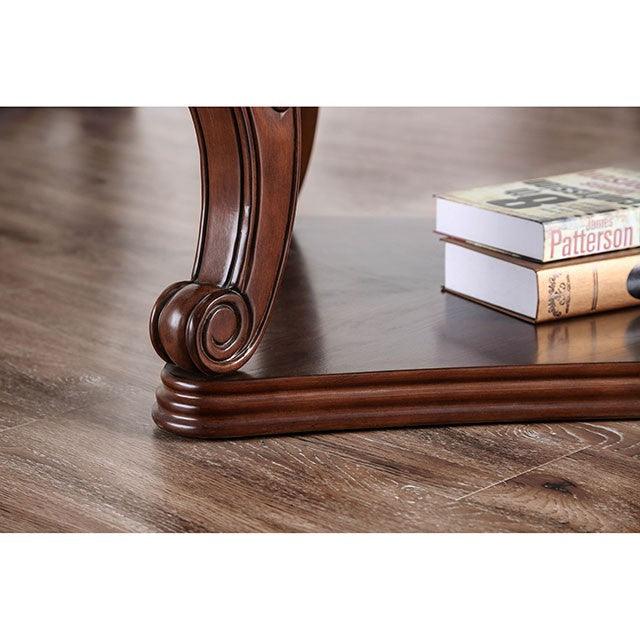 Walworth CM4428S Dark Oak Traditional Sofa Table By Furniture Of America - sofafair.com