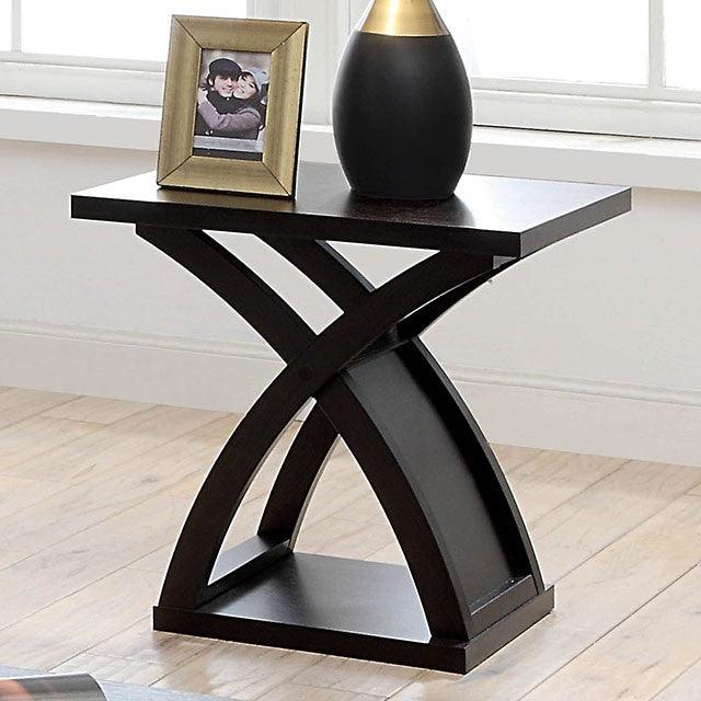 Arkley CM4641E Espresso Contemporary End Table By Furniture Of America - sofafair.com