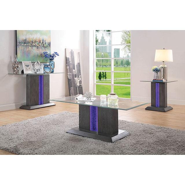 Rhyl CM4717E Gray Contemporary End Table By Furniture Of America - sofafair.com
