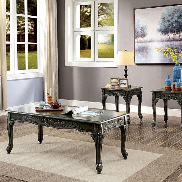 Cheshire CM4914GY-3PK Gray Traditional 3 Pc. Table Set By Furniture Of America - sofafair.com