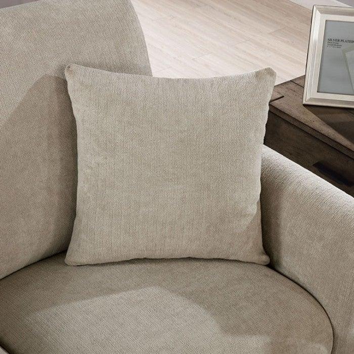 Lauritz CM6088LG-SF Light Gray Transitional Sofa By furniture of america - sofafair.com