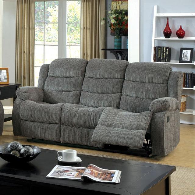 Millville CM6173GY-SF Gray Transitional Motion Sofa By Furniture Of America - sofafair.com