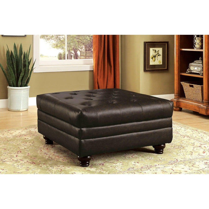 Stanford CM6270BR-CH Brown Traditional Armless Chair By Furniture Of America - sofafair.com