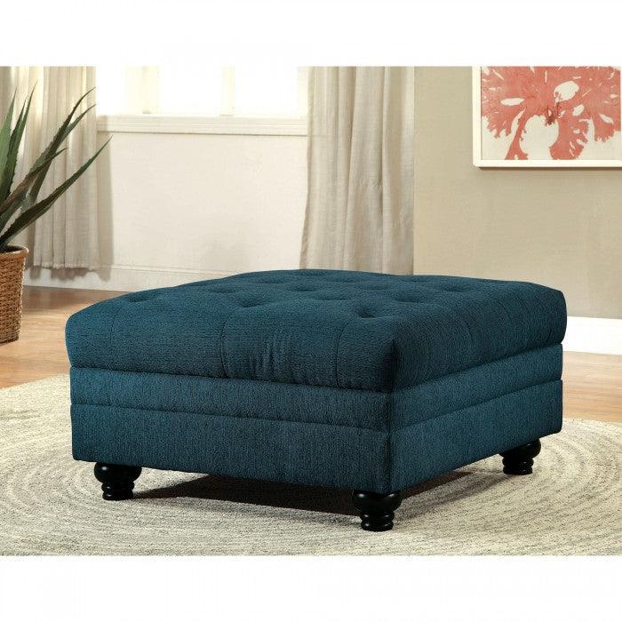 Stanford CM6270TL-CH Dark Teal Transitional Armless Chair By furniture of america - sofafair.com