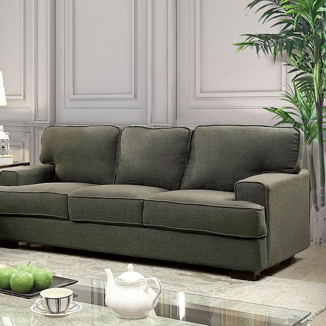 Fay CM6591-SF Gray Contemporary Sofa By Furniture Of America - sofafair.com