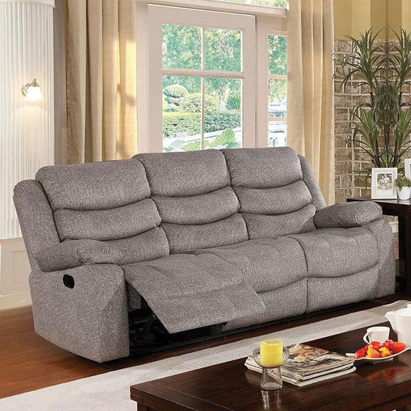 Castleford CM6940-SF Light Gray Transitional Sofa By Furniture Of America - sofafair.com