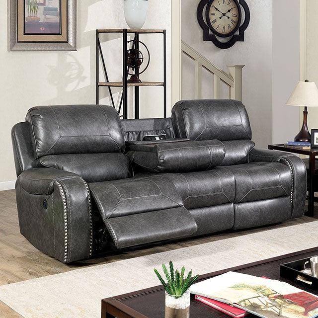 Walter CM6950GY-SF Gray Transitional Sofa By Furniture Of America - sofafair.com