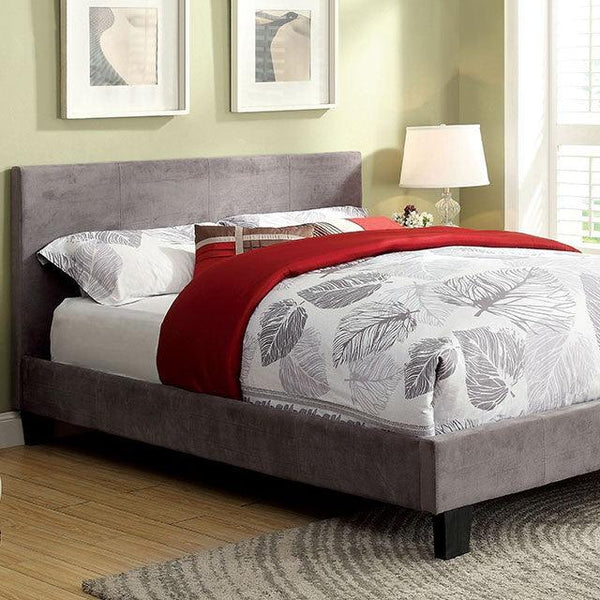 Winn Park CM7008GF Gray Contemporary Bed By Furniture Of America - sofafair.com