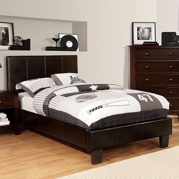 Winn Park CM7008EX Espresso Contemporary Bed By Furniture Of America - sofafair.com