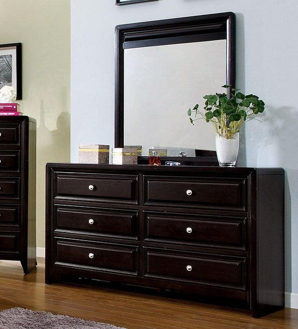 Winsor CM7058D Espresso Transitional Dresser By Furniture Of America - sofafair.com