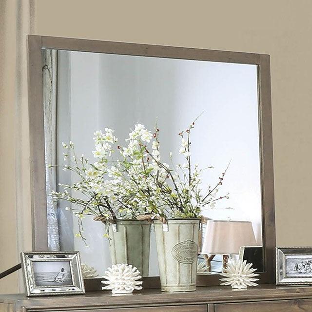 Enrico CM7068A-M Light Oak Contemporary Mirror By Furniture Of America - sofafair.com