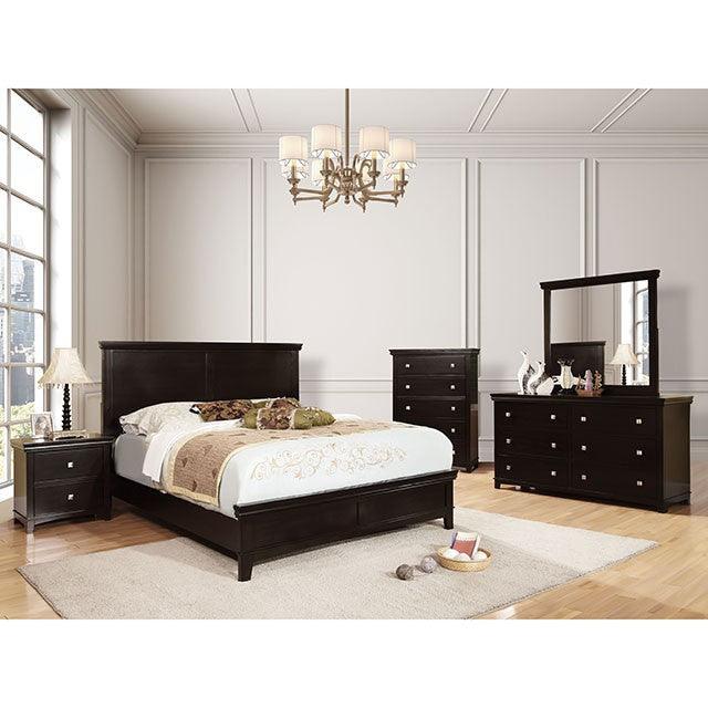 Spruce CM7113EX Espresso Transitional Bed By Furniture Of America - sofafair.com