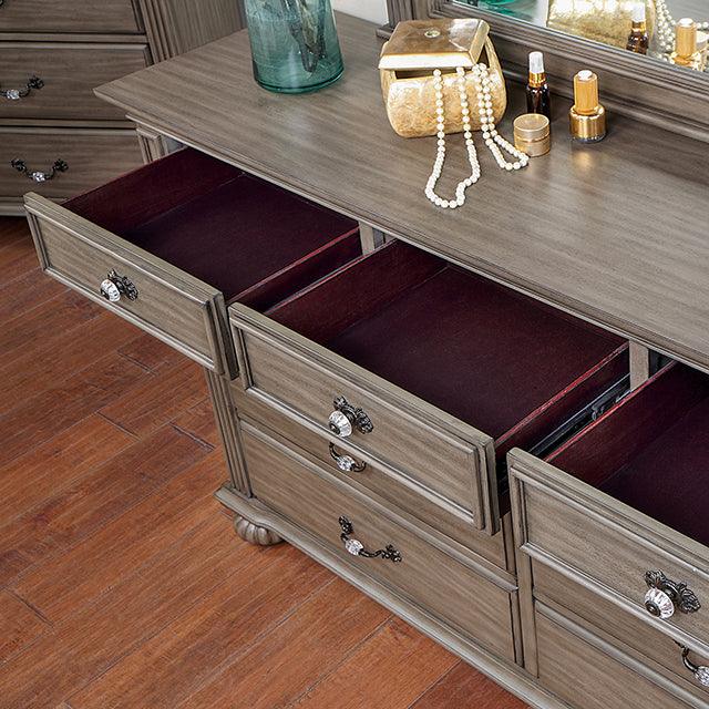 Syracuse CM7129GY-D Gray Traditional Dresser By Furniture Of America - sofafair.com