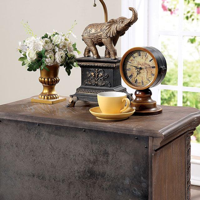 Timandra CM7145N Rustic Natural Tone Transitional Night Stand By Furniture Of America - sofafair.com