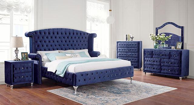 Alzir CM7150BL-D Blue Glam Dresser By Furniture Of America - sofafair.com