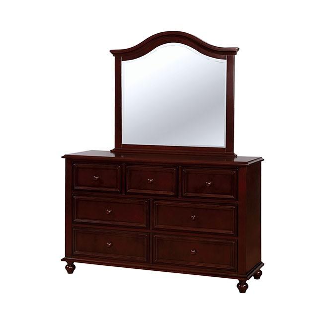 Olivia CM7155EX-D Dark Walnut Traditional Dresser By Furniture Of America - sofafair.com