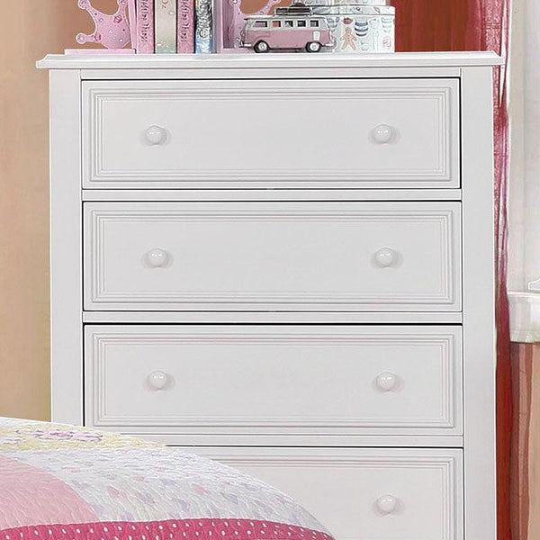 Olivia CM7155WH-C White Traditional Chest By Furniture Of America - sofafair.com