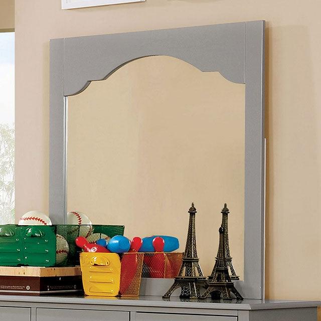Diane CM7158GY-M Gray Transitional Mirror By Furniture Of America - sofafair.com