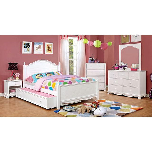 Dani CM7159WH-D White Transitional Dresser By Furniture Of America - sofafair.com