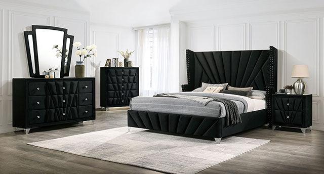 Carissa CM7164BK-D Black Transitional Dresser By Furniture Of America - sofafair.com