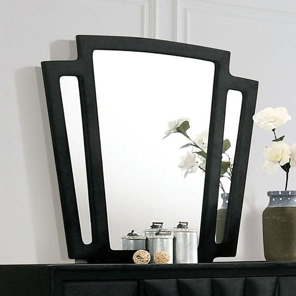 Carissa CM7164BK-M Black Transitional Mirror By Furniture Of America - sofafair.com
