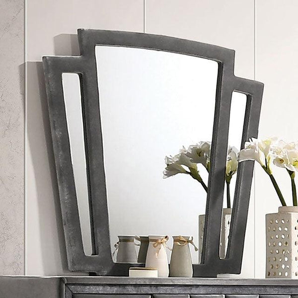 Carissa CM7164M Gray Transitional Mirror By Furniture Of America - sofafair.com