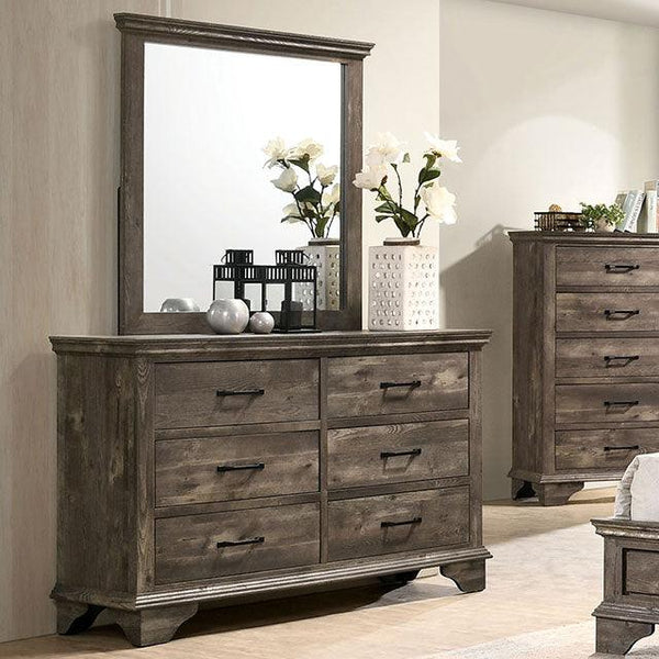 Fortworth CM7186D Gray Transitional Dresser By Furniture Of America - sofafair.com