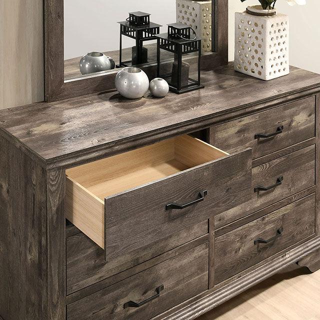 Fortworth CM7186D Gray Transitional Dresser By Furniture Of America - sofafair.com