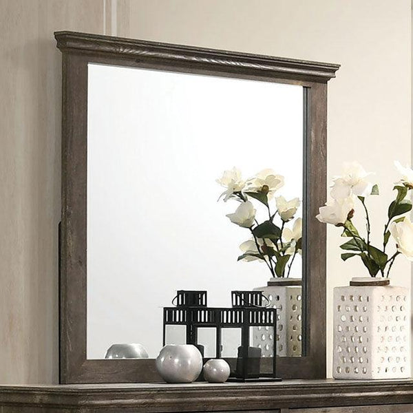 Fortworth CM7186M Gray Transitional Mirror By Furniture Of America - sofafair.com
