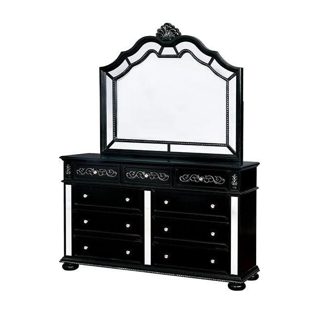 Azha CM7194BK-D Black Glam Dresser By Furniture Of America - sofafair.com
