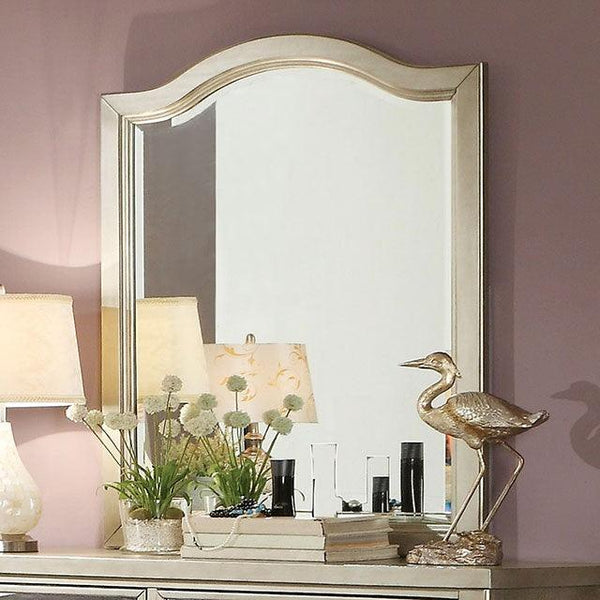 Adeline CM7282M Silver Contemporary Mirror By Furniture Of America - sofafair.com