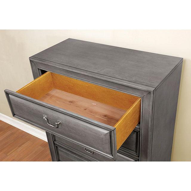 Brandt CM7302GY-C Gray Transitional Chest By Furniture Of America - sofafair.com