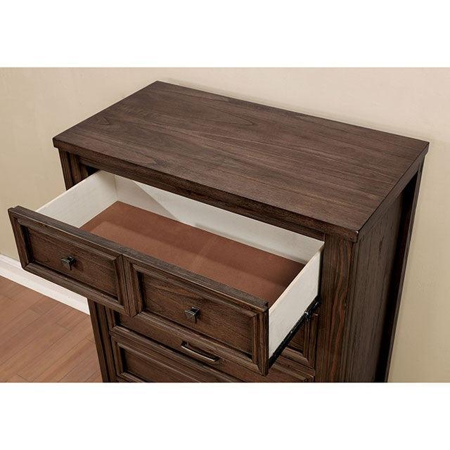 Tywyn CM7365A-C Dark Oak Transitional Chest By Furniture Of America - sofafair.com