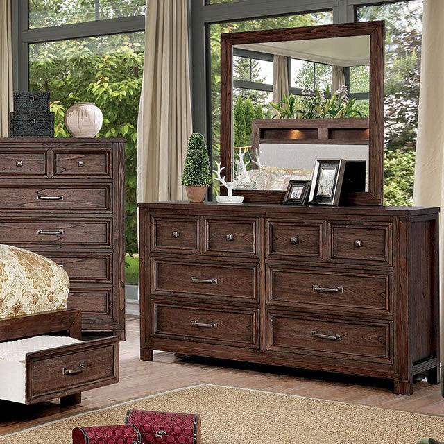 Tywyn CM7365A-D Dark Oak Transitional Dresser By Furniture Of America - sofafair.com
